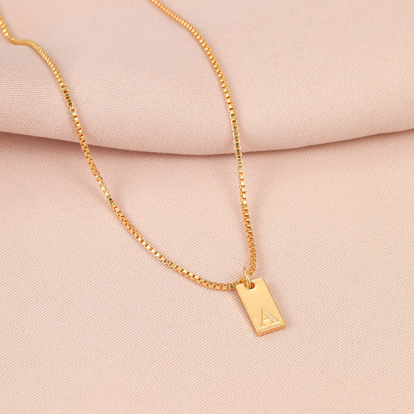 English Letter Necklace
