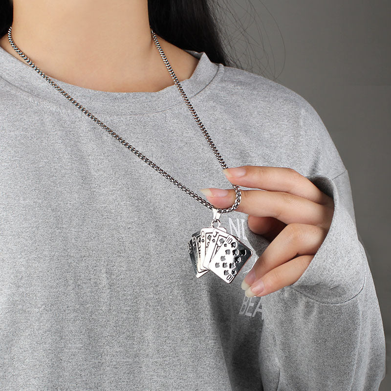 Poker necklace