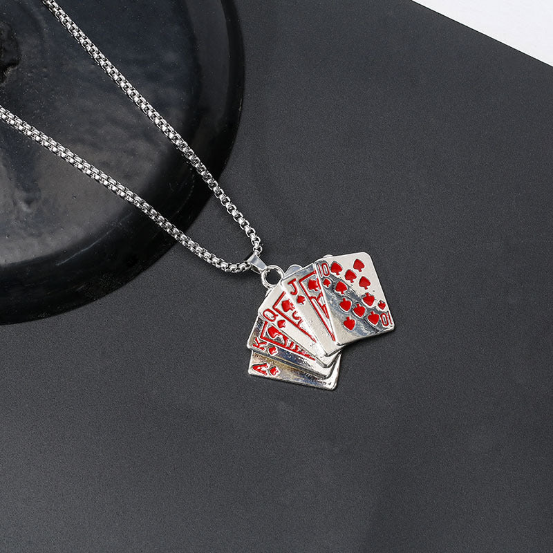 Poker necklace