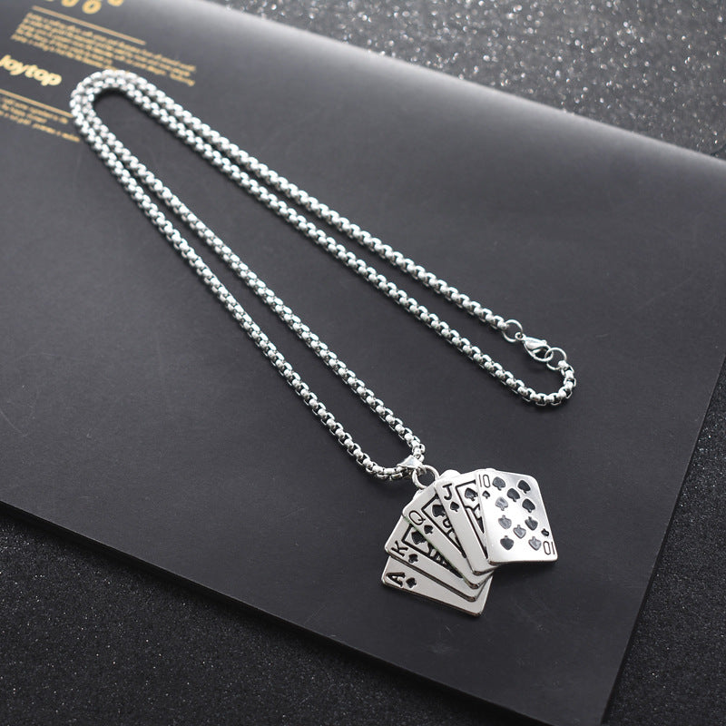 Poker necklace