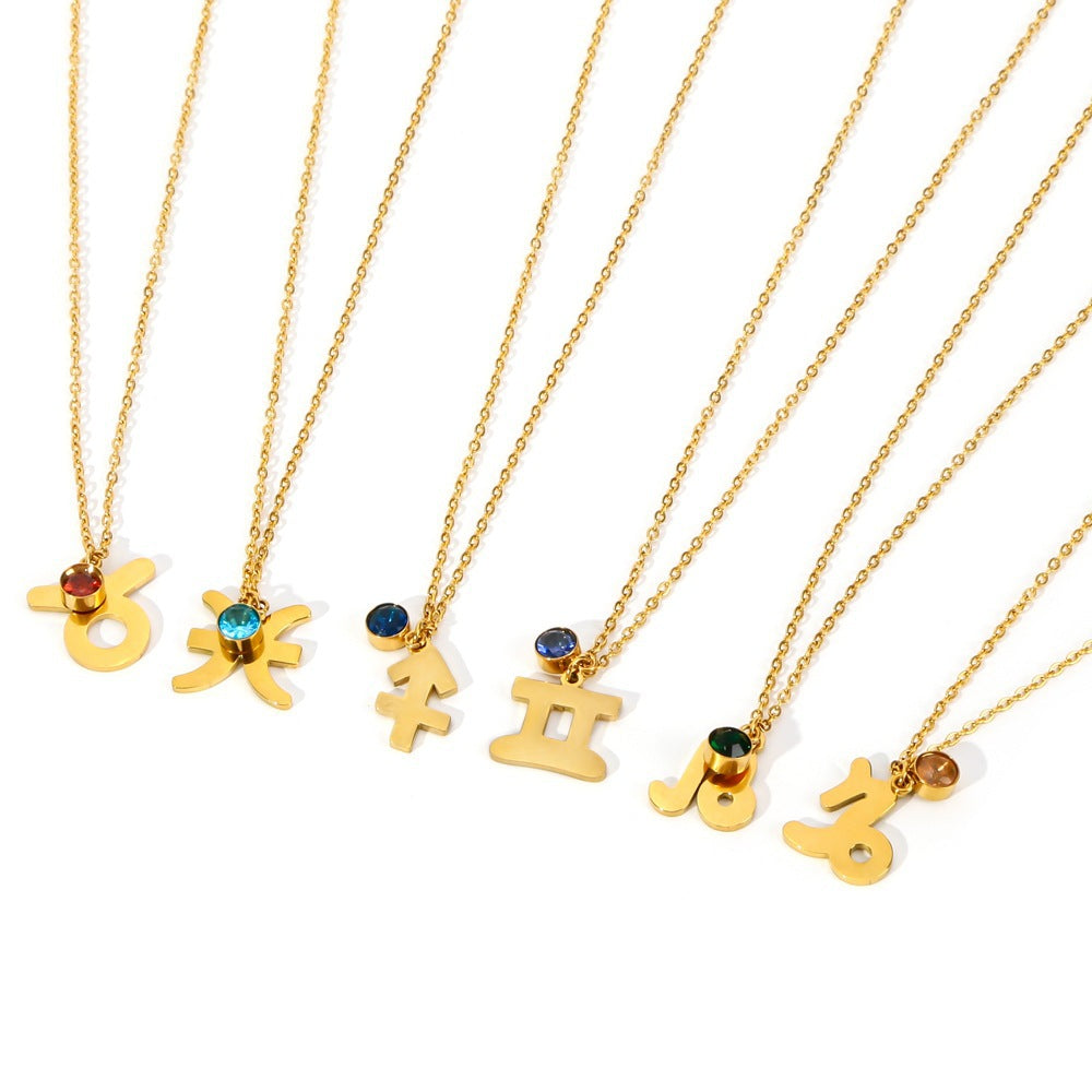 Zircon Ornament necklace