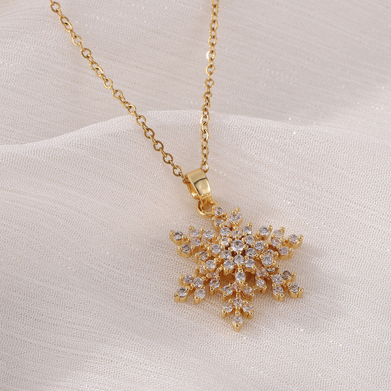 Snowflake necklace