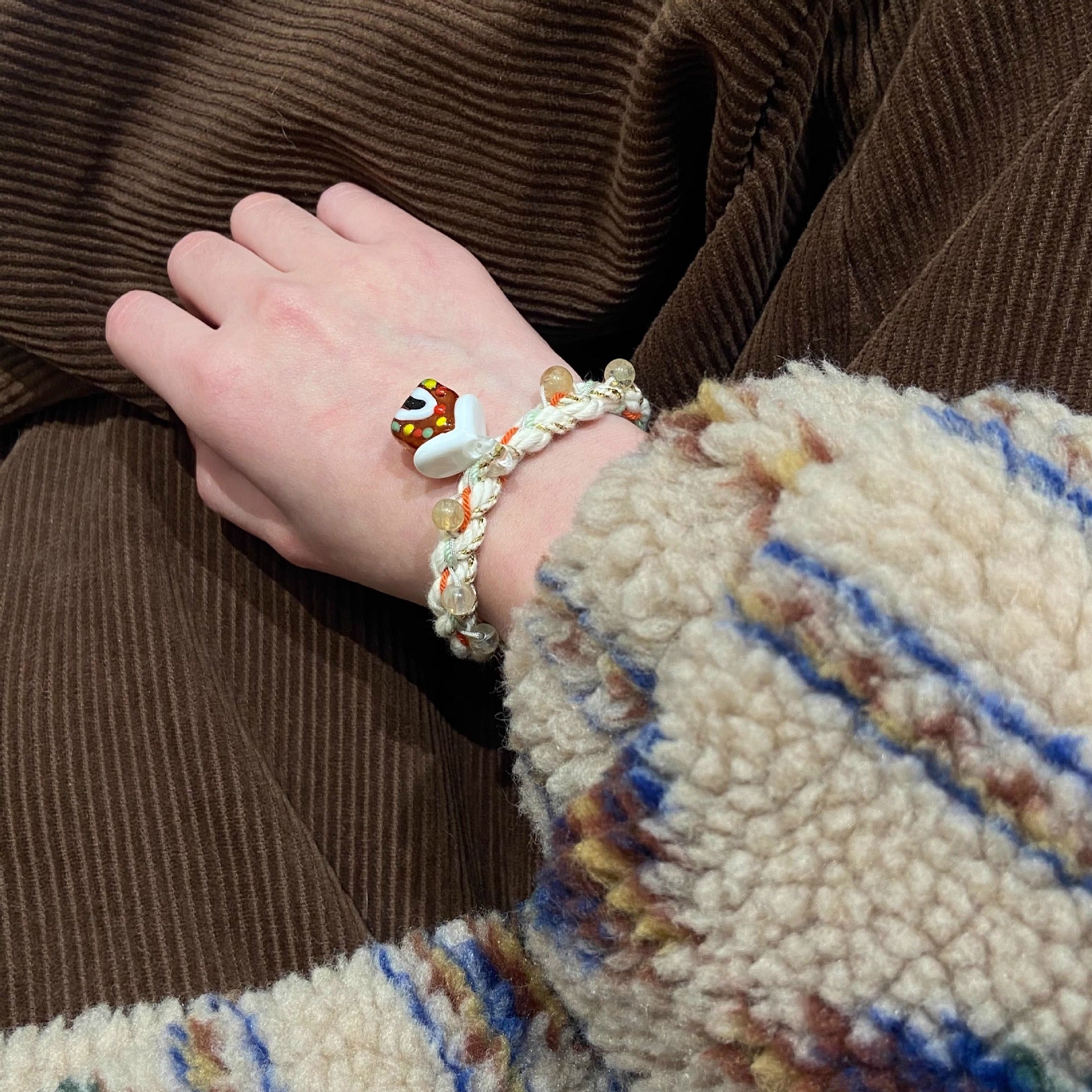 Gingerbread Man Bracelet
