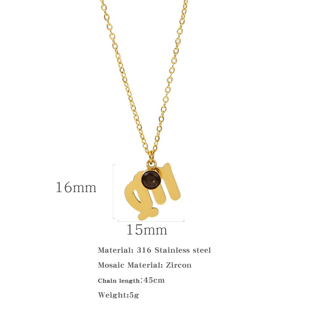 Zircon Ornament necklace