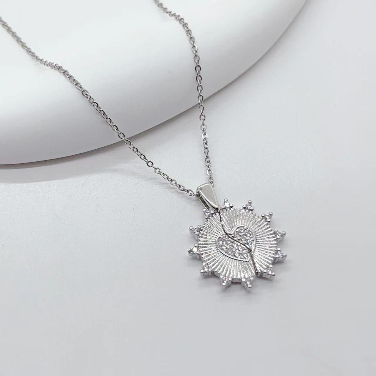 Sunflower necklace