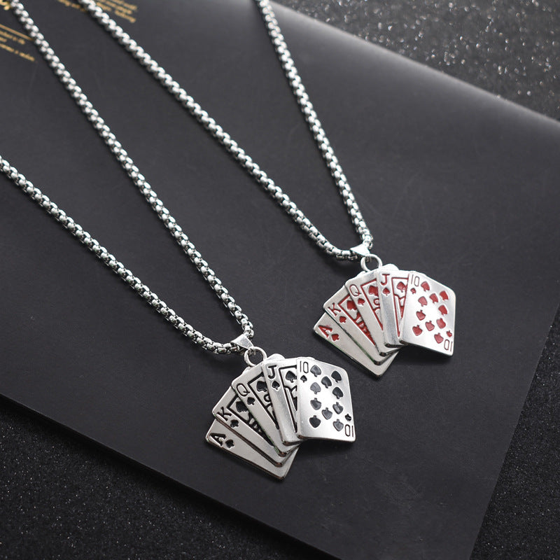 Poker necklace