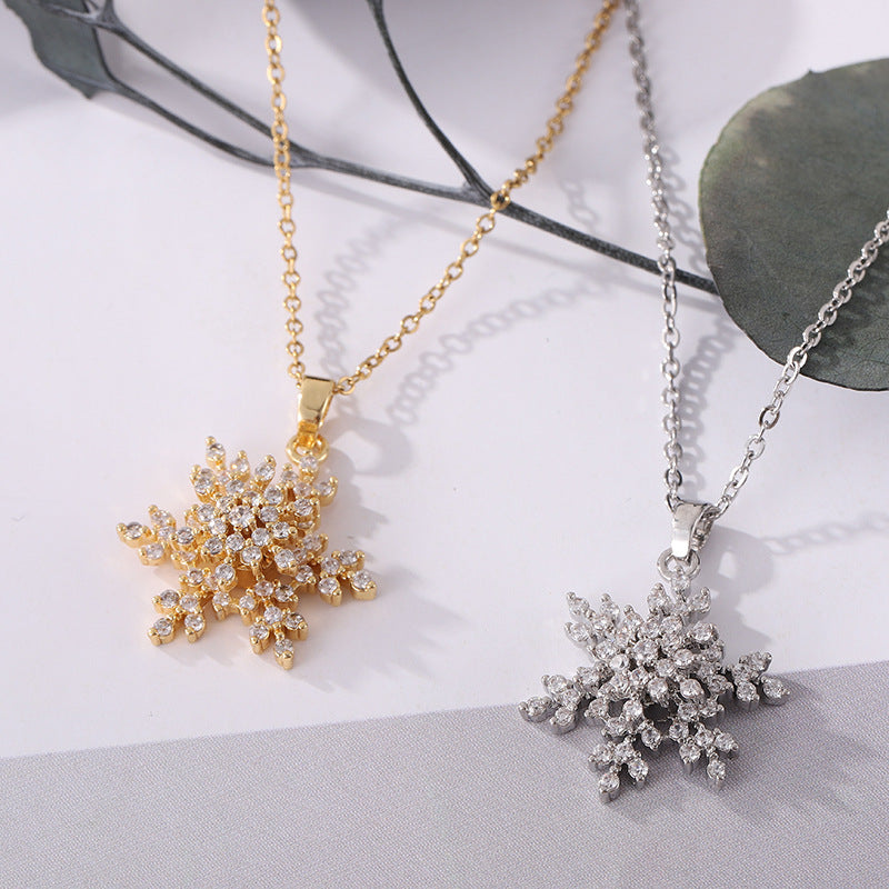 Snowflake necklace