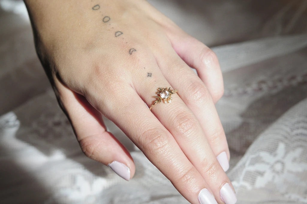 Star Moon Ring