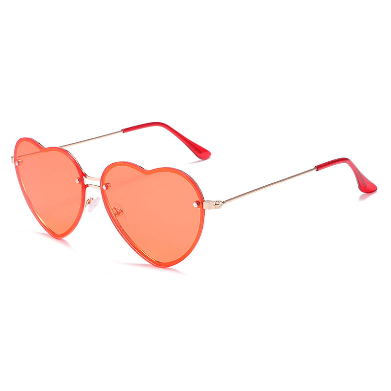 Women's Love Rimless All Match Sunglasses